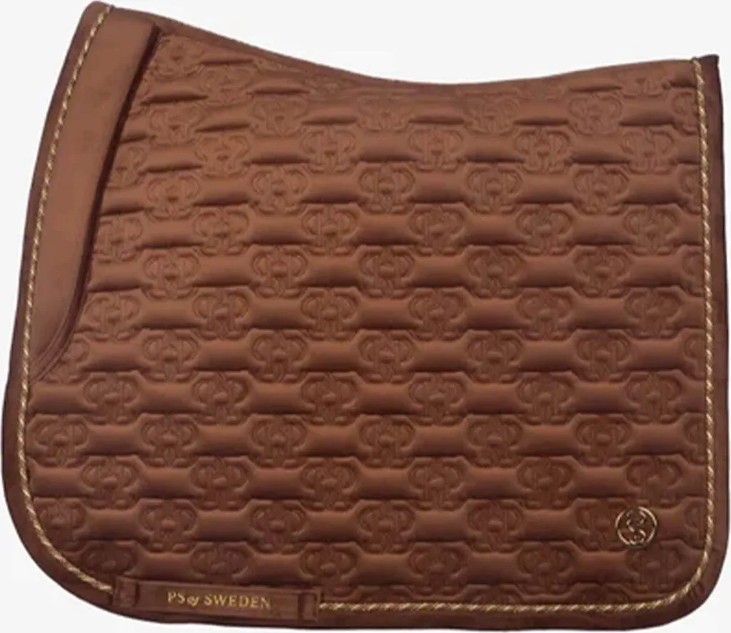 Sottosella PS of Sweden Fudge Dressage Pad Velluto Monogram HW2024