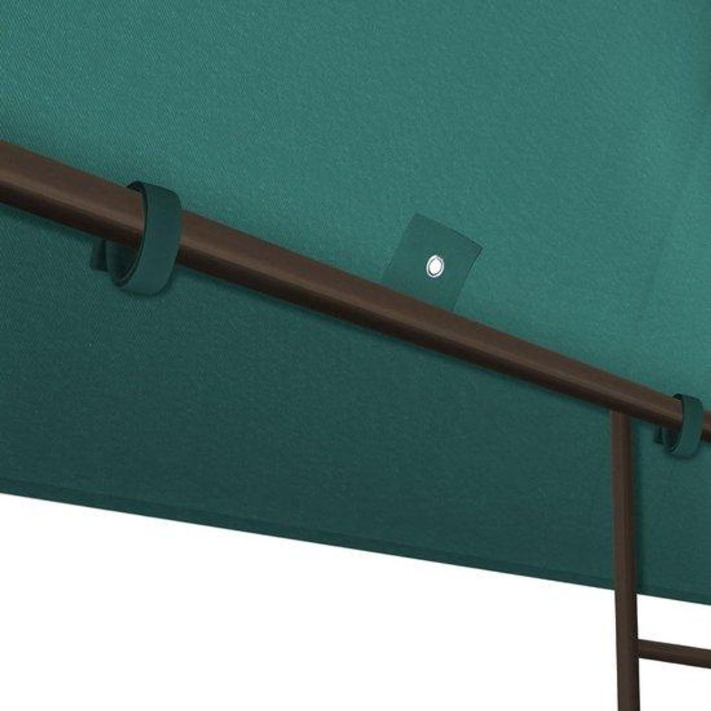 Terras-Pavillon aus Polyester, Einzelständer, grün, X10, Schattenspender