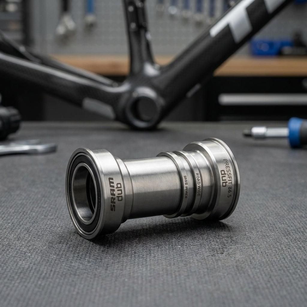SRAM Innenlager DUB Pressfit Road Wide 86,5 mm Stahl - Effiziente Kraftübertr...