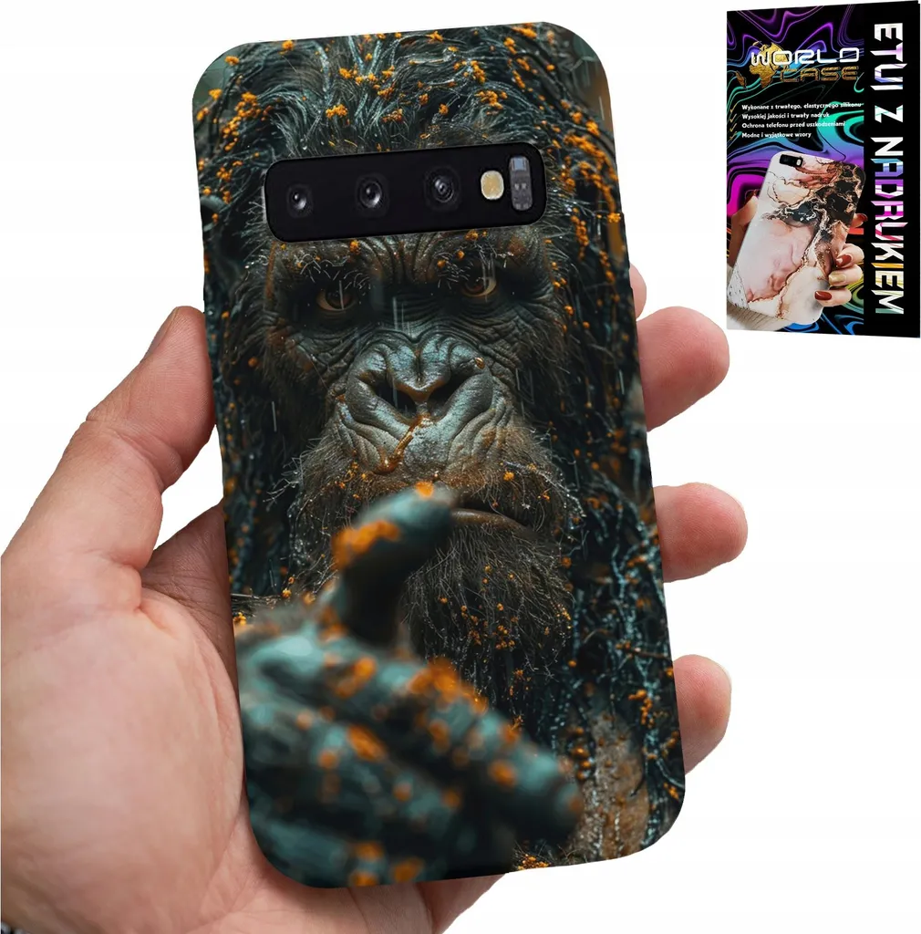 Cover Cool Samsung Galaxy S10+ Scimmia Gorilla Style + Screen Protector