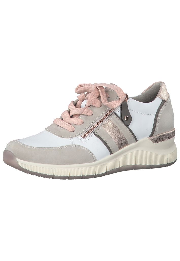 Jana Arissa Damenschuhe Schnürschuhe Sportive Sneaker Weiß Freizeit, Schuhgröße:38 EU