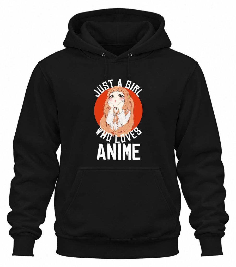 JUST A GIRL WHO LOVES ANIME Anime Girl Otaku Manga Kawaii Obrázok produktu 