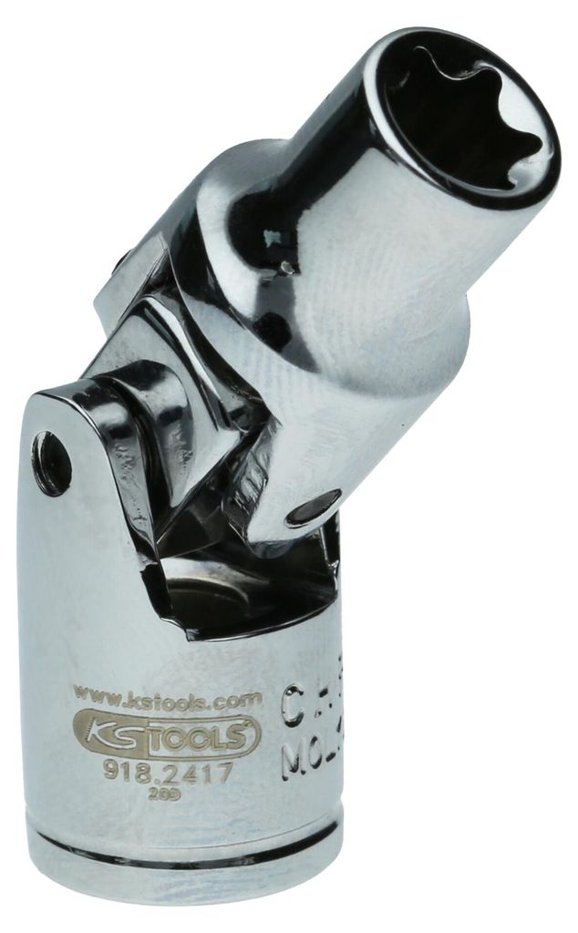 KS Tools 1/4 Zoll TX-E-Stecknuss mit Gelenk, E8