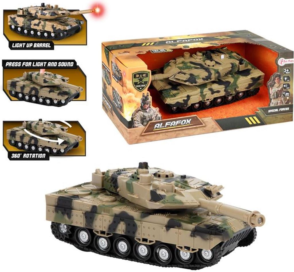 Toi-Toys Alfafox Tank + Licht en Geluid