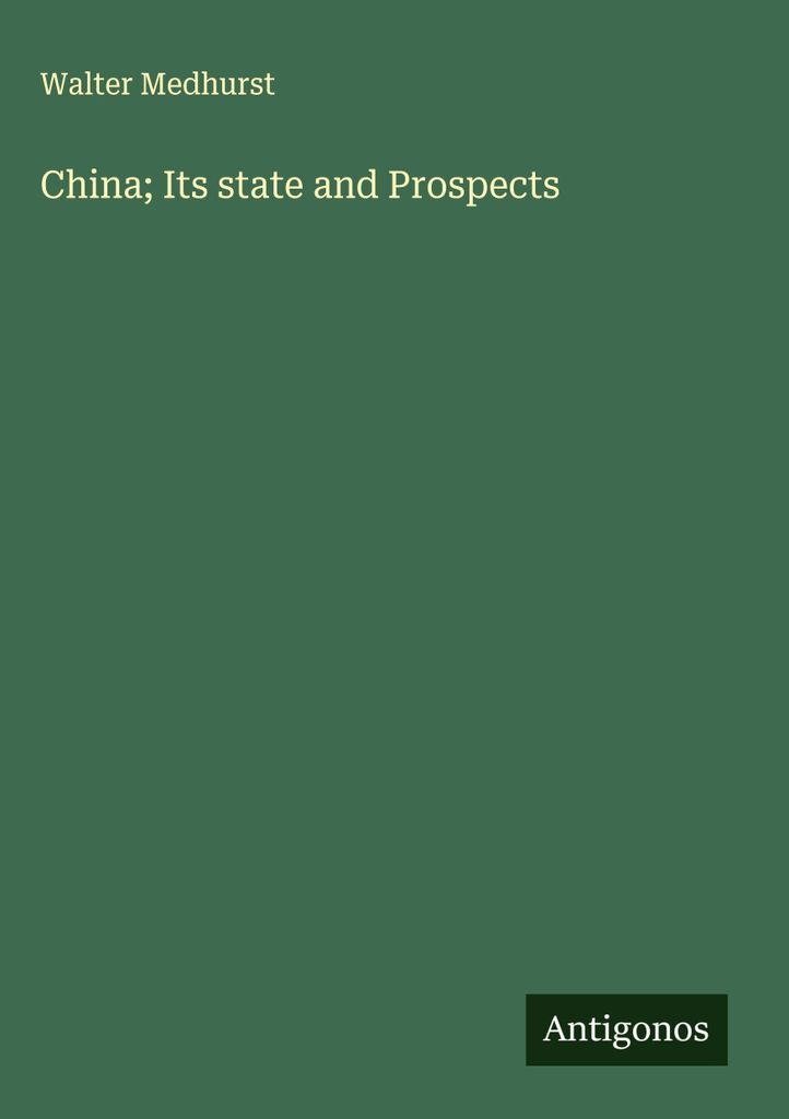 China Zustand und Aussichten