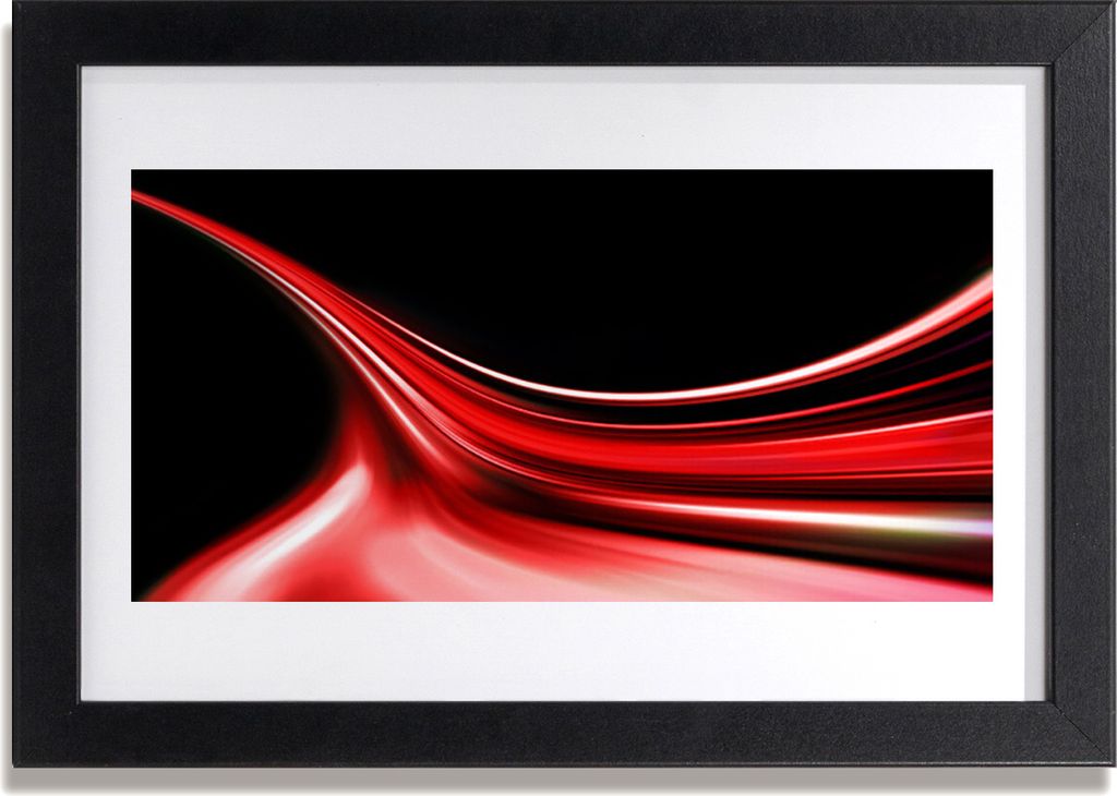 Bild 30x20 MDF-Rahmen Wandkunst Abstrakte Kunst-Linien