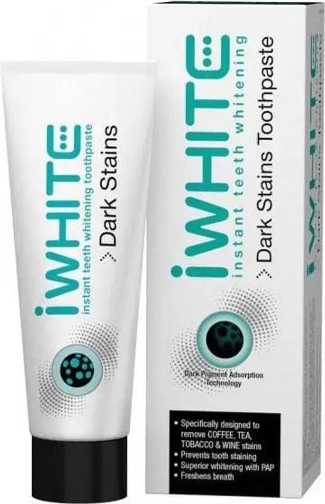 Iwhite Dark Stains Toothpaste Pack 75ml Brush Produktbild 