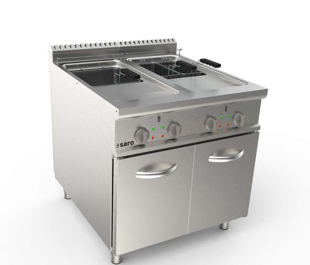SARO Elektrofritteuse 2 x 21 Liter Modell LQ / FRE2V21
