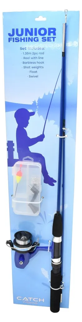 Matériel de pêche enfant Angelset pour initiation en vacances et camping