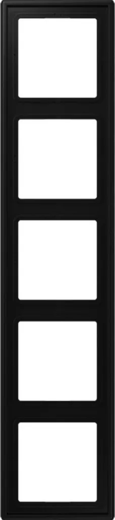 Jung LS985SWM Cadre 5 Postes Blanc Mat finition satinée série LS990