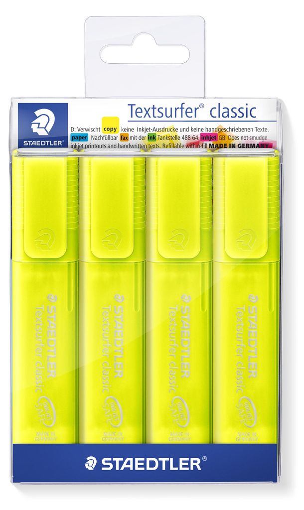 STAEDTLER Textsurfer classic 364 Textmarker Etui mit 4 Produktbild 