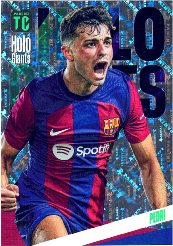 Panini Top Class Karten 2024 - Trading Cards - Holo Giants Karte - Pedri