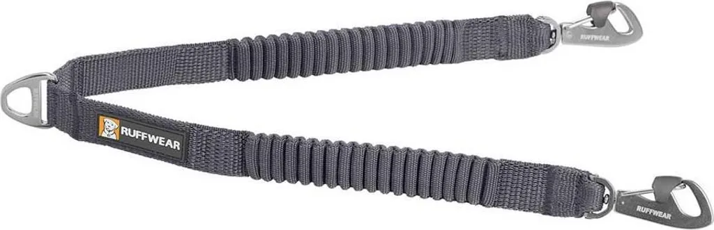 Laisse Double Track Ruffwear Gris - Évitez les Laisses Emmêlées avec 2 Chiens