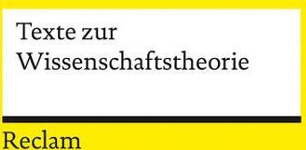 Texte zur Wissenschaftstheorie