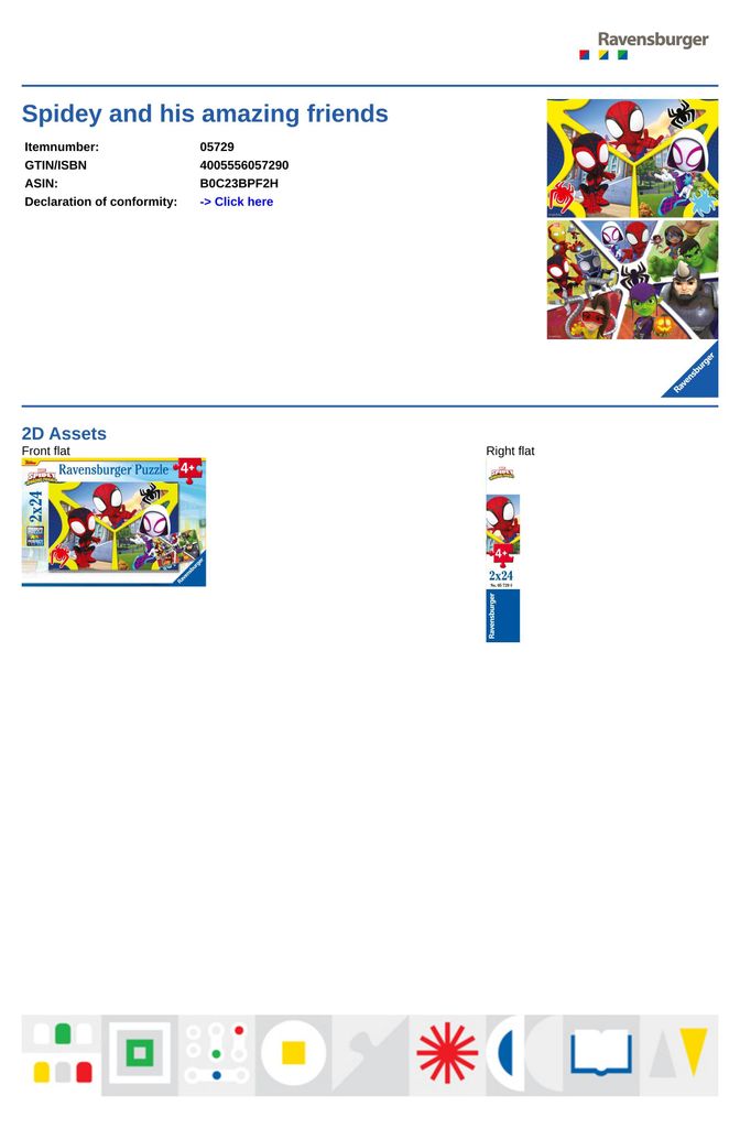 Spidey et ses super amis Ravensburger 05729 Image du produit 