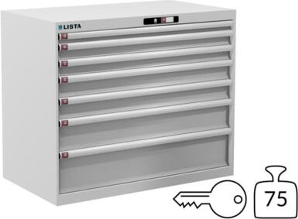 Lista Schubladenschrank - 78.750.110 - 850x1.023x572 mm Produktbild 