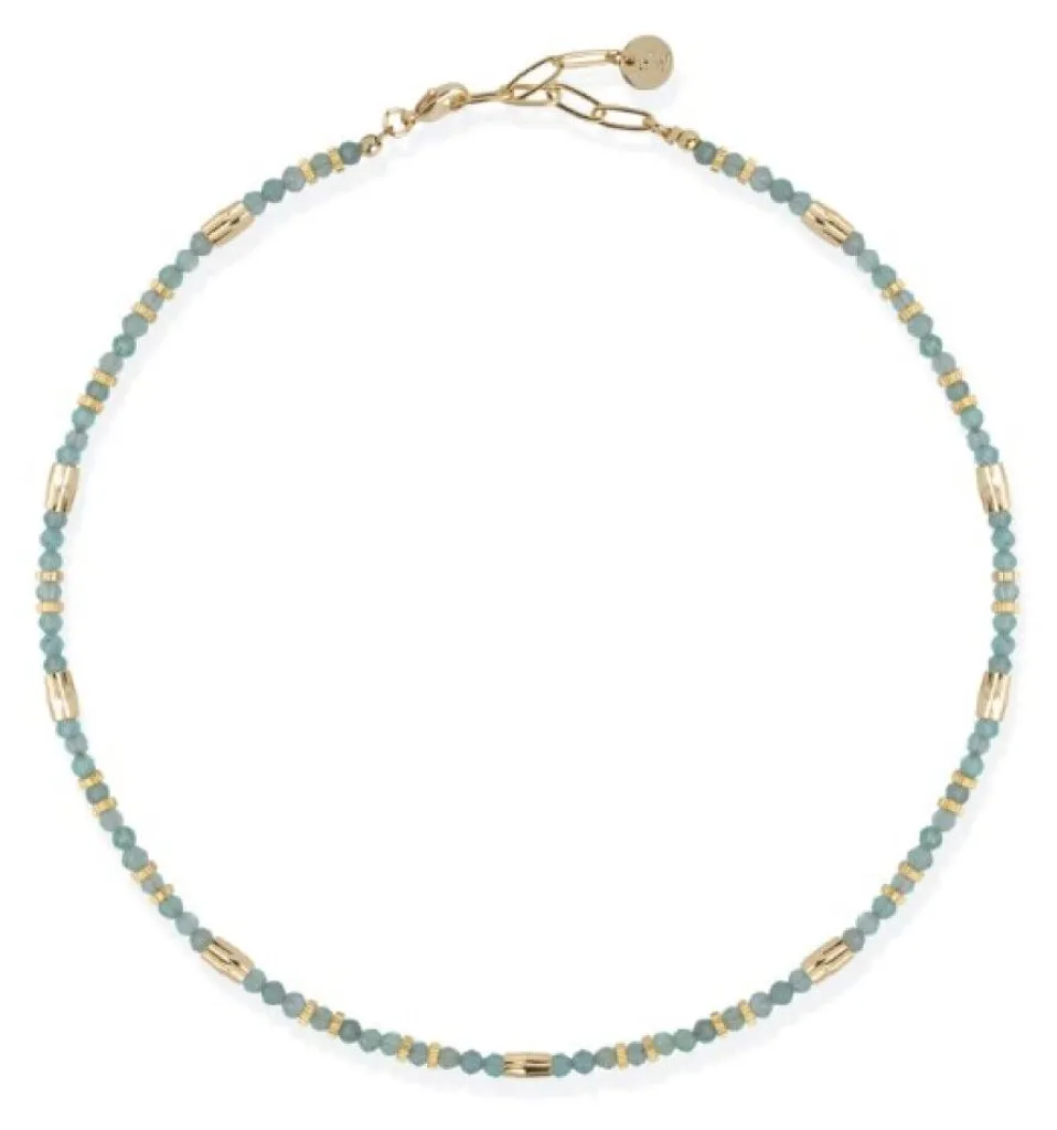 Collier de perles en acier inoxydable LJ2895 - Bijou chic et durable