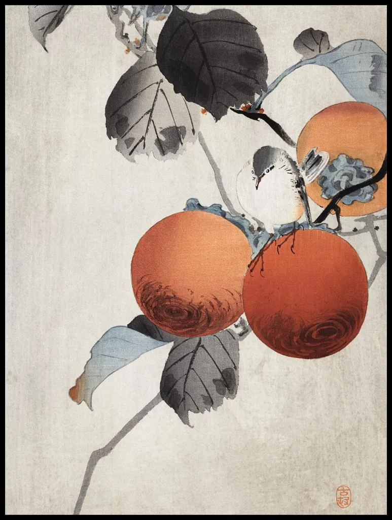 Poster Giapponese Koson 75x100 | Decorazione Vintage Salotto Chic