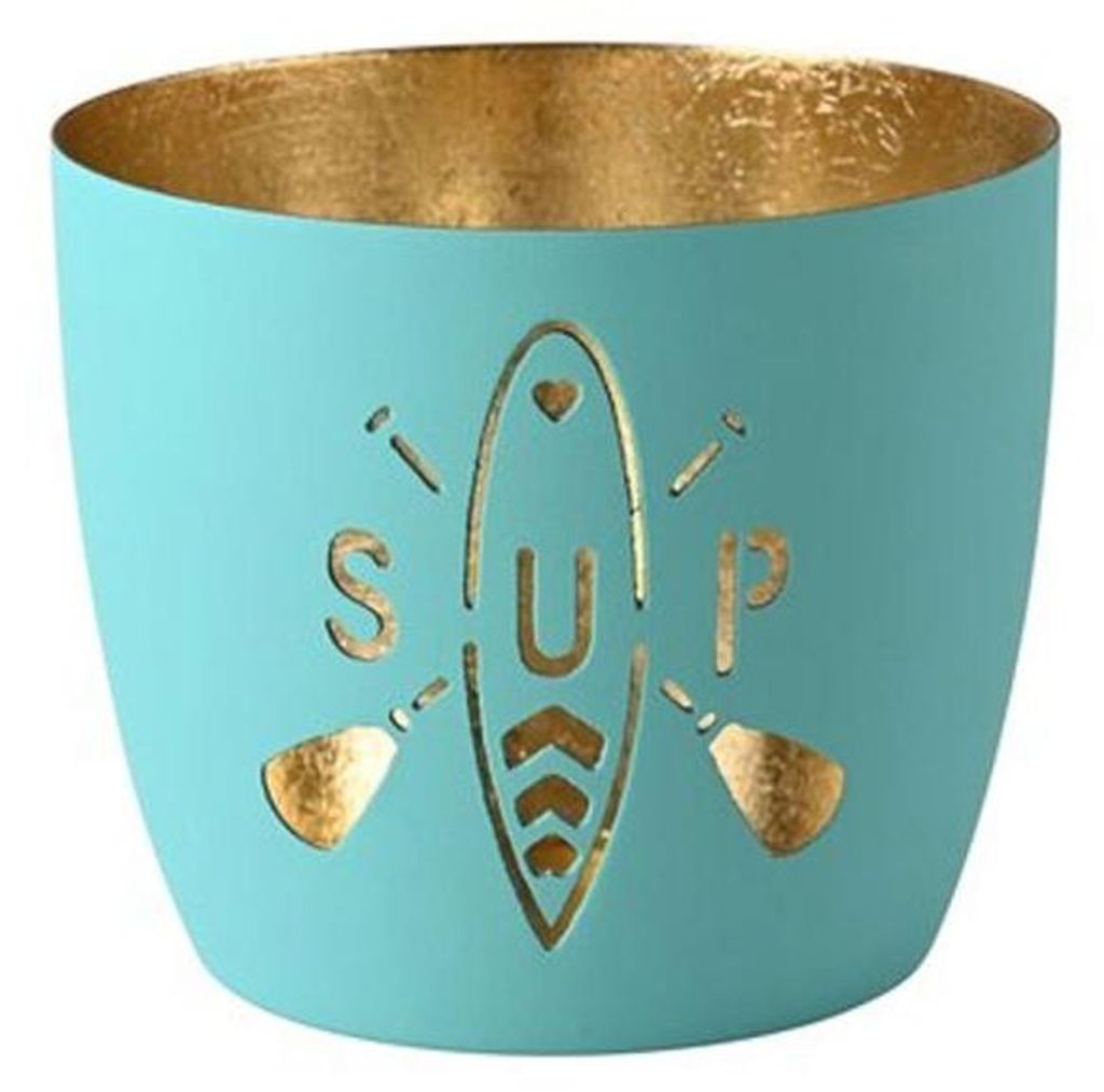 Gift Company Windlicht Madras SUP Türkis Produktbild 