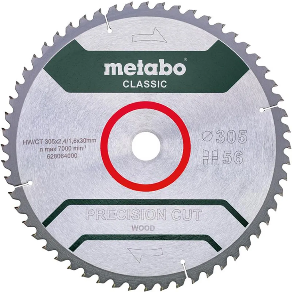 Lame scie circulaire Precision Cut Wood 305x30 mm 56 dents WZ -5°