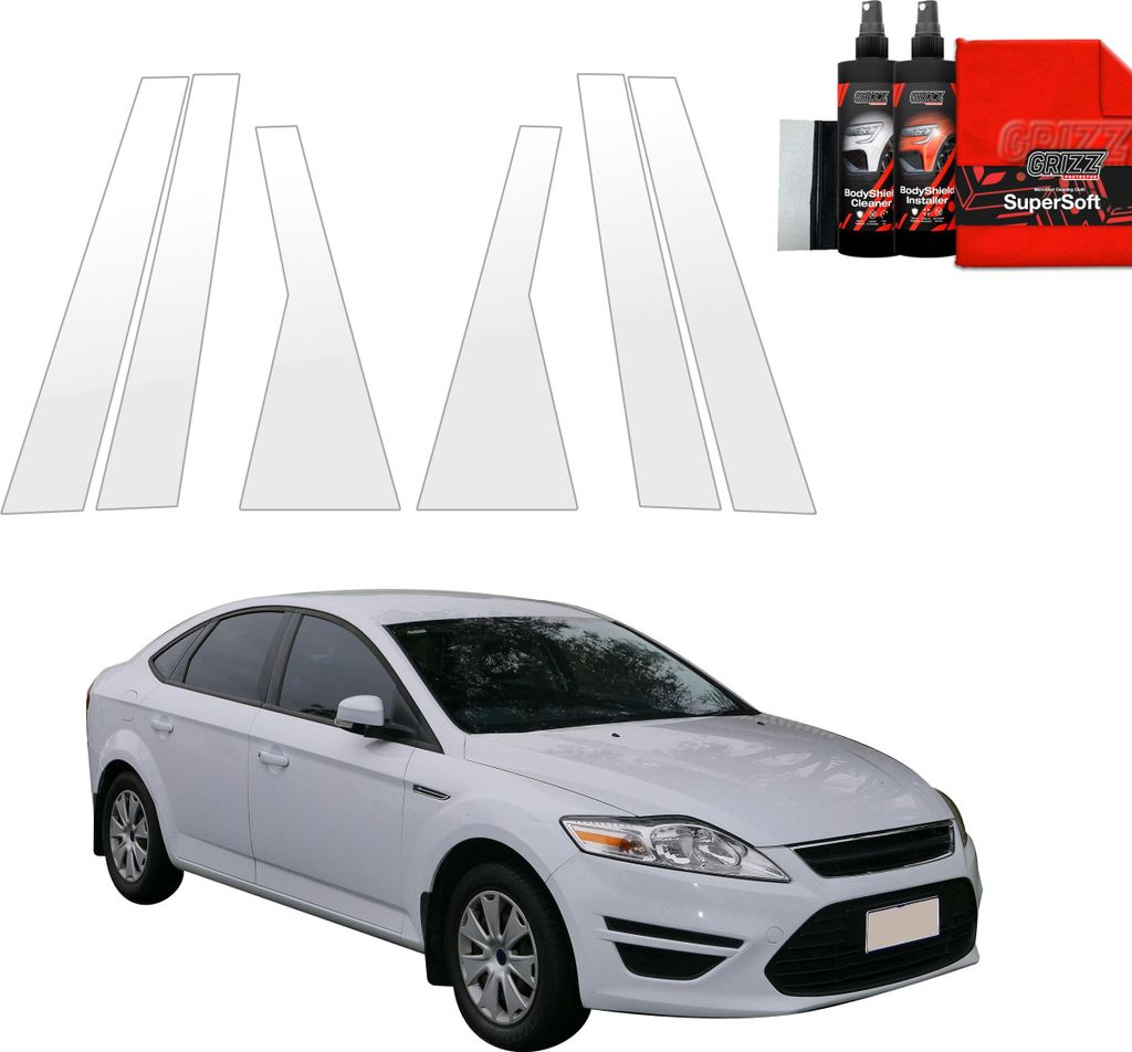 6in1 Schutzfolie für B-C-Säule - Ford Mondeo Mk4 (2010-2014) Grizz Protector