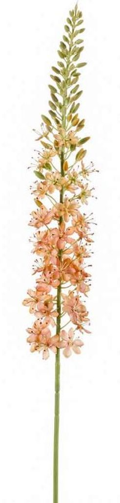 artplants.de Steppenkerzen künstlich AOMORI, Creme-rosa, 105cm, Ø9cm - Wüstenschweif Kunstzweig