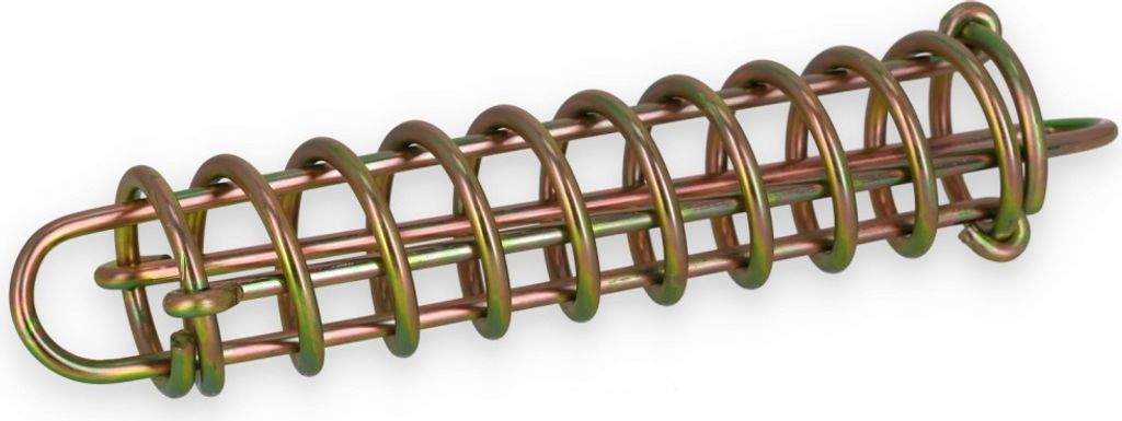 Anlegefeder Boot bis 7 m und 2 t Ruckdämpfer Feder für Festmacherleine, verzinkte Zugfeder