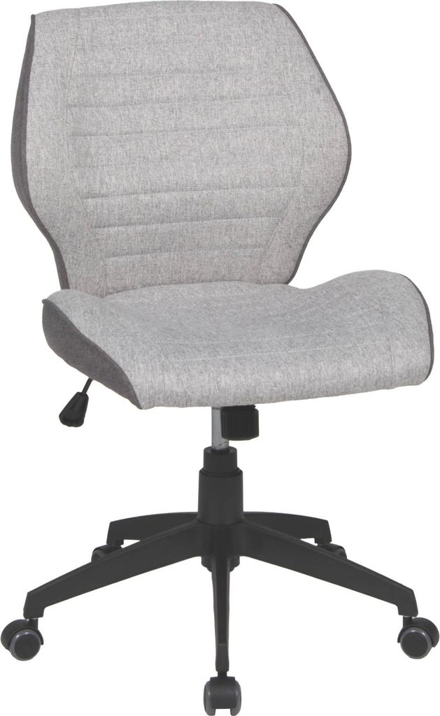 Bürostuhl >Madita< Wippmechanik, ergonomisch, hellgrau / dunkelgrau - 61x90x61 (BxHxT)