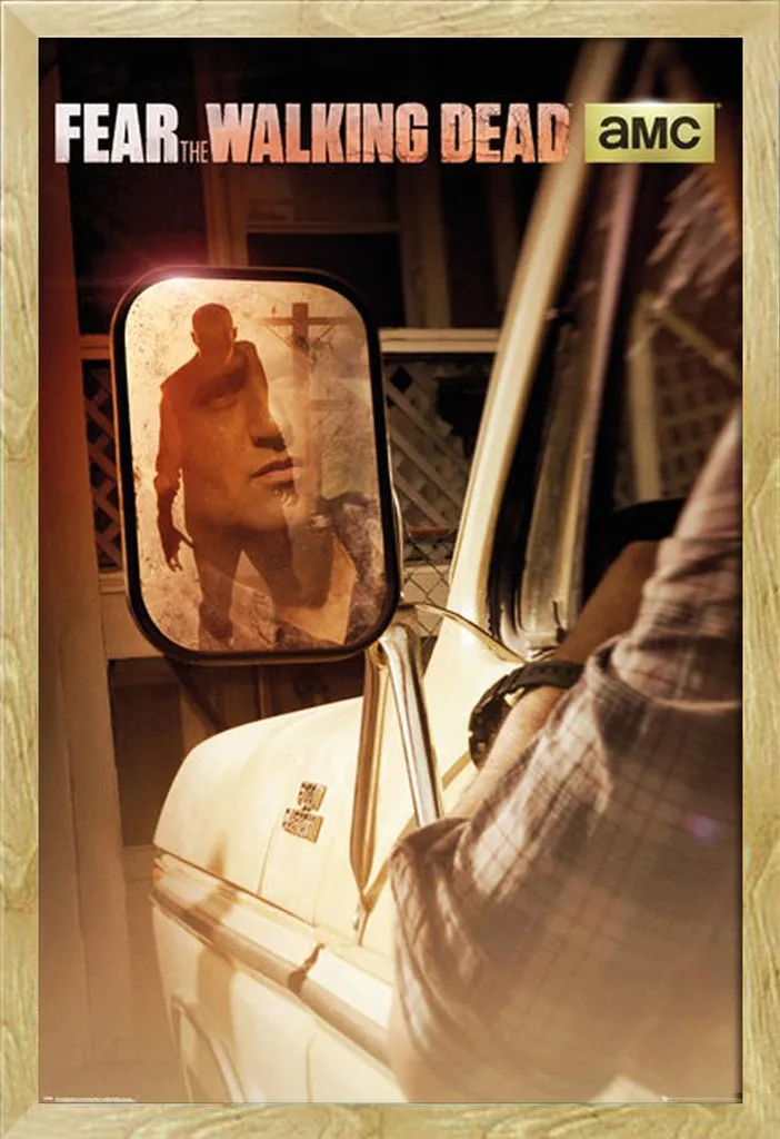 Poster Mirror FTWD: Cornice Shinsuke Maxi MDF Faggio e Acrilico