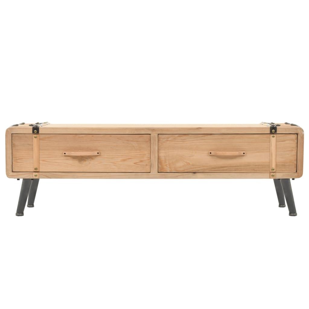 vidaXL Mobile TV in legno massiccio di abete 120x33x35 cm Immagine del prodotto 