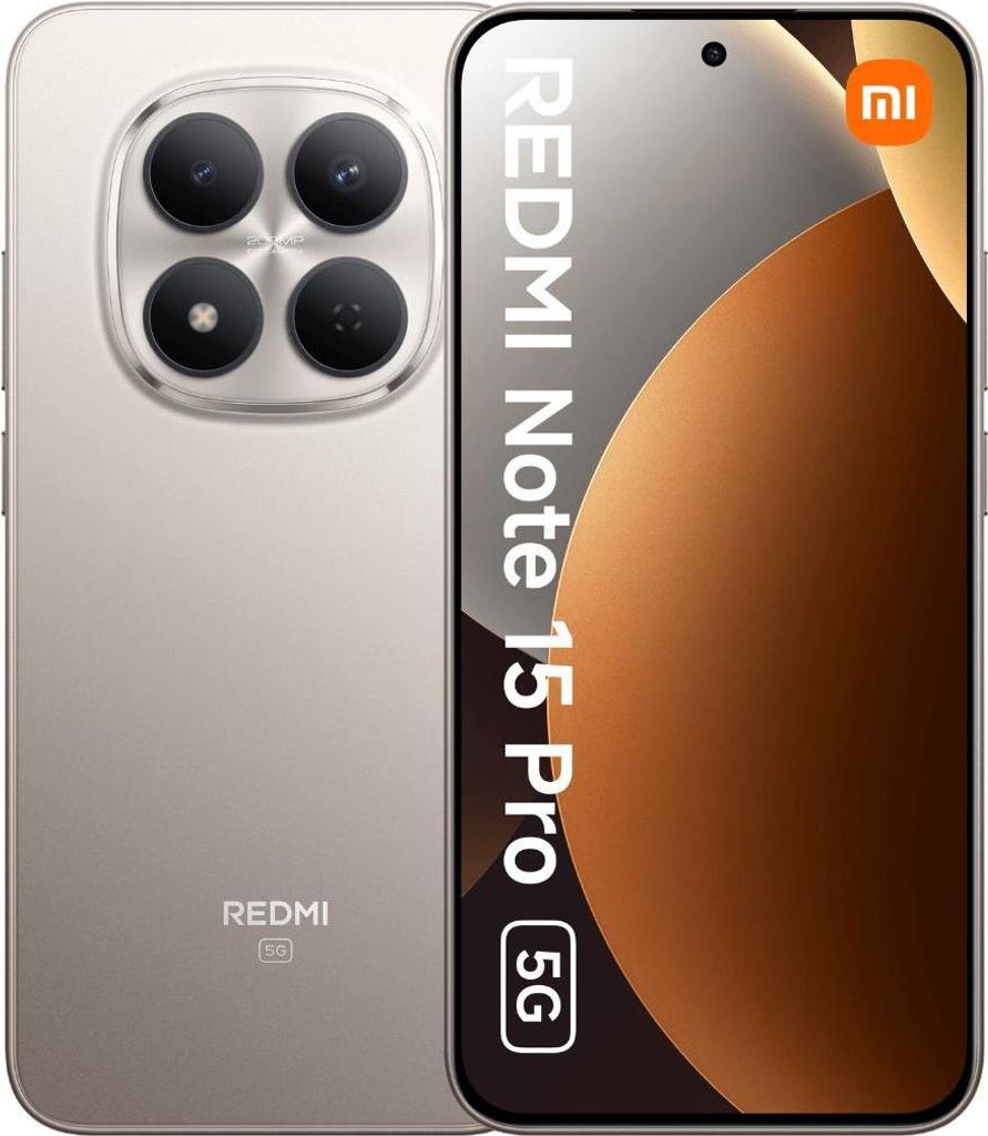 Xiaomi Redmi Note 15 Pro 5G 12 GB/512 GB Silber (Titanium) Dual-SIM