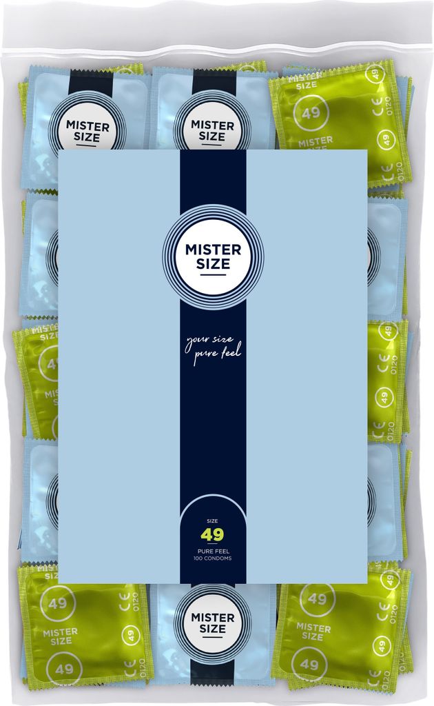 100er Mister Size Kondome - 49mm - deine individuelle Größe Produktbild 