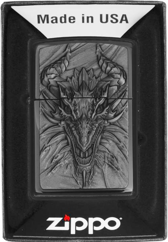 ZIPPO METAL DRAGON Feuerzeug 2007663 Produktbild 