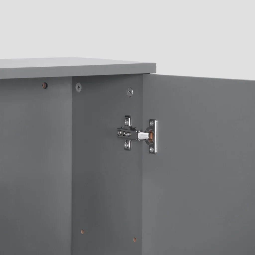 Armoire de toilette murale à étagères modulables pour petit espace 50cm