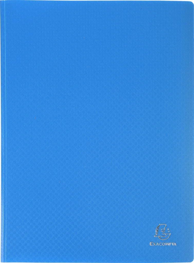 Exacompta 8862E Lot de 8 Protège-documents A4 120 Vues Bleu Clair