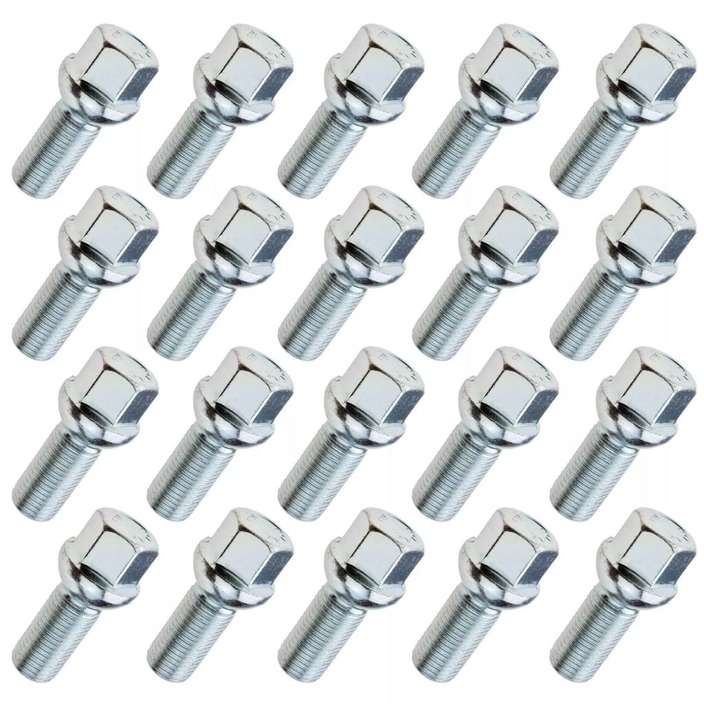 20x śruba koła M14x1.25, długość gwintu: 30 mm, kołnierz Zdjęcie produktu 
