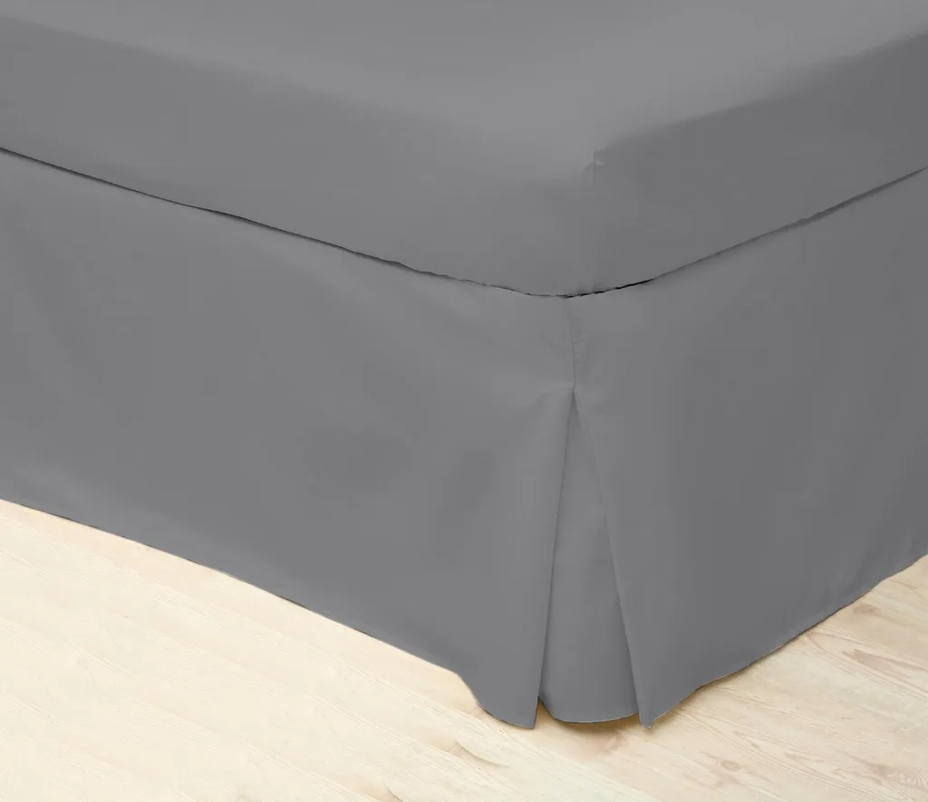 Cachez votre sommier avec l'Enveloppe de Plate-forme Percale Rose Double - 3