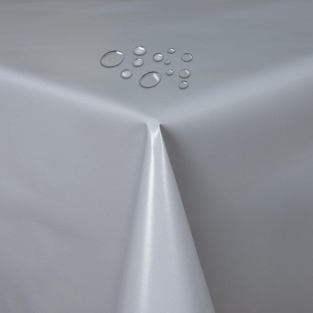 Partytischdecke Lackfolie Farbe wählbar Silber Eckig 100 x Produktbild 