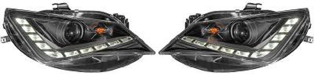 Scheinwerfer Set Hauptscheinwerfersatz für SEAT Ibiza IV Schrägheck (6J5, 6P1) Ibiza IV Sportcoupe (6J, 6P) Ibiza IV ST (6J8, 6P8)