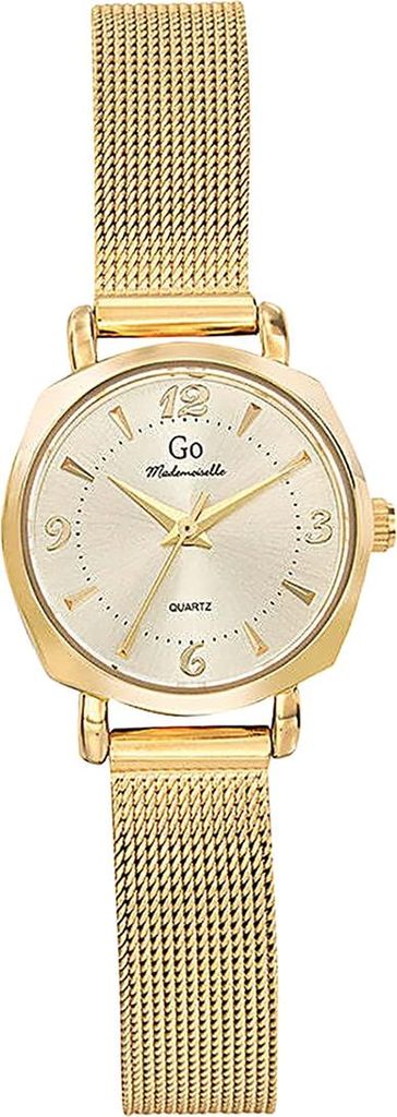 Girl Only Edelstahl Damen Uhr Analog Quarzuhr Armband gold Mademoiselle D2UGO695566