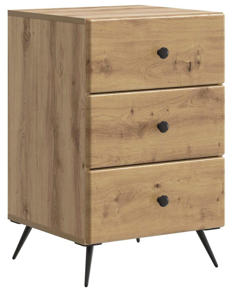 vidaXL Nachttisch Artisan-Eiche 43 x 41 x 66,5 cm Holzwerkstoff