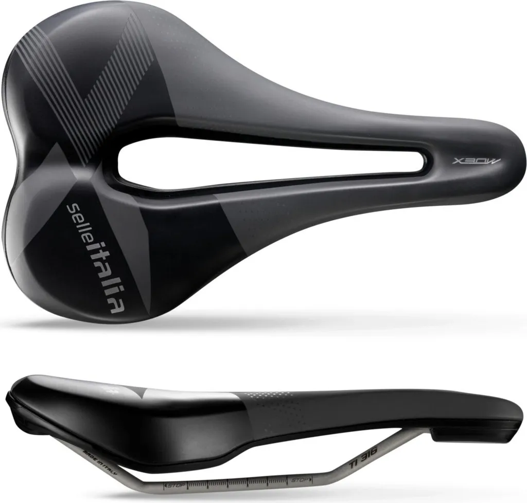 Selle de Vélo Selle Italia X-Bow TI 316 Rail Titane pour VTT et Gravel