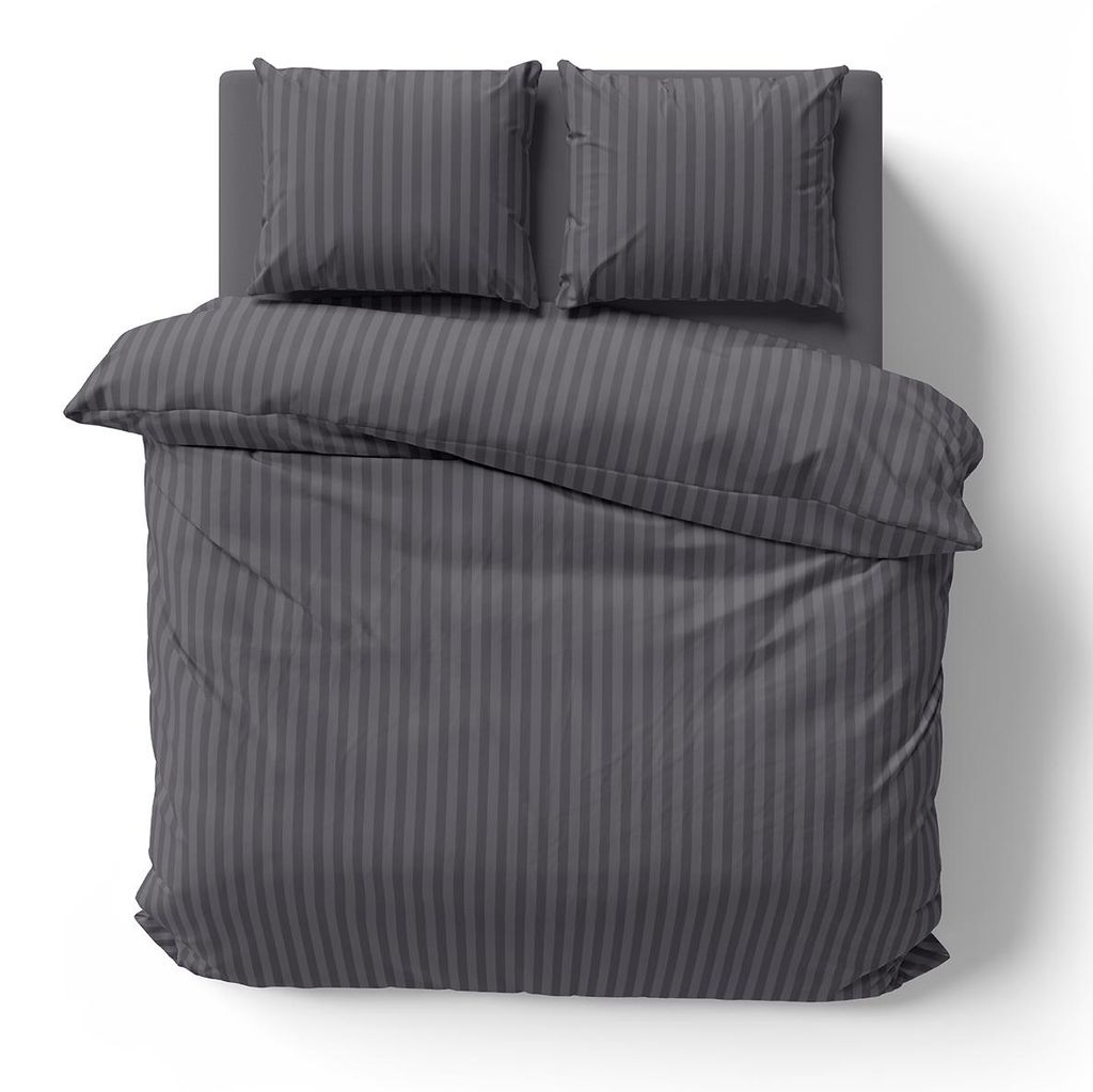 3 teilige Bettwäsche 200x200 cm Mikrofaser Premium Damast Produktbild 