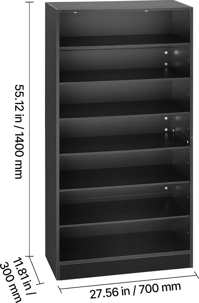 Solution gain de place : Étagère DVD compacte 7 niveaux SucceBuy - 8