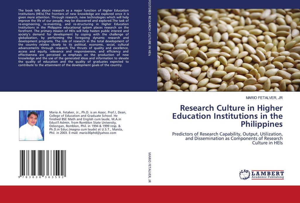 Research Culture in Higher Education Institutions in the Philippines
