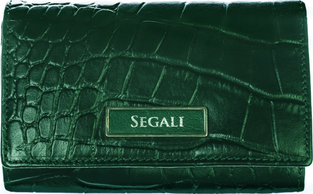 Portefeuille cuir vert femme 910 fini le désordre dans votre sac à main