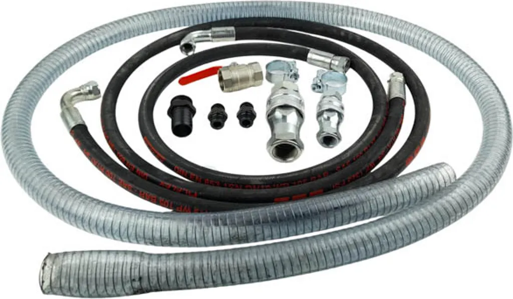 Kit hydraulique haute pression avec flexibles et réductions de précision