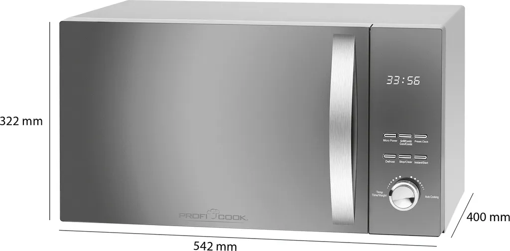 Micro-ondes ProfiCook PC-MWG 1176 H : La Solution Cuisson et Gain de Place - 4