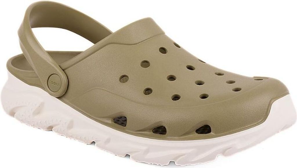 Schuhe COQUI Clogsy Cody New Olive Elfenbein Grün 46