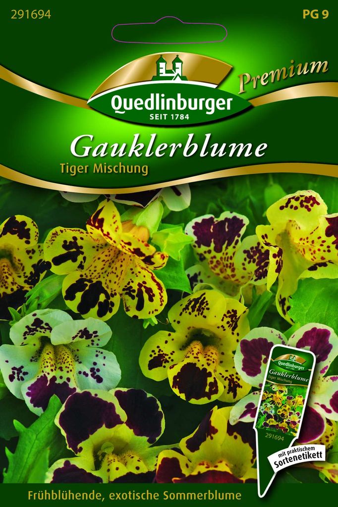 Gauklerblumen, Tiger Mischung Produktbild 